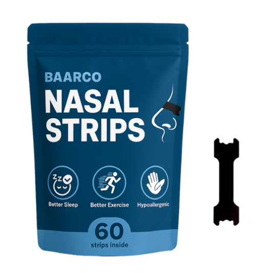 Baarco Nasal Strips - Improve Breathing, Sleep & Boost Fitness