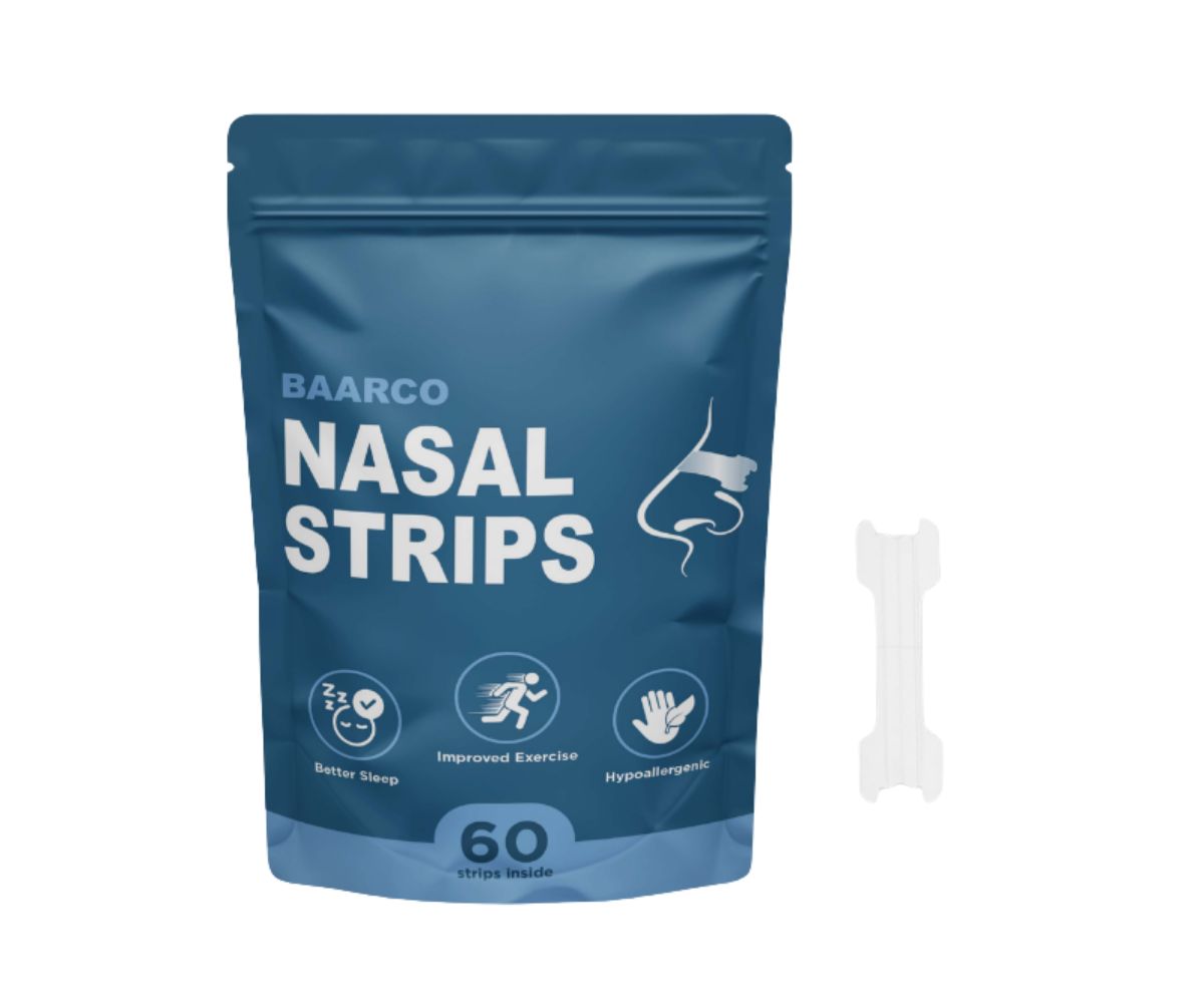 Baarco Clear Nasal Strips – Invisible Feel, Effortless Breathing