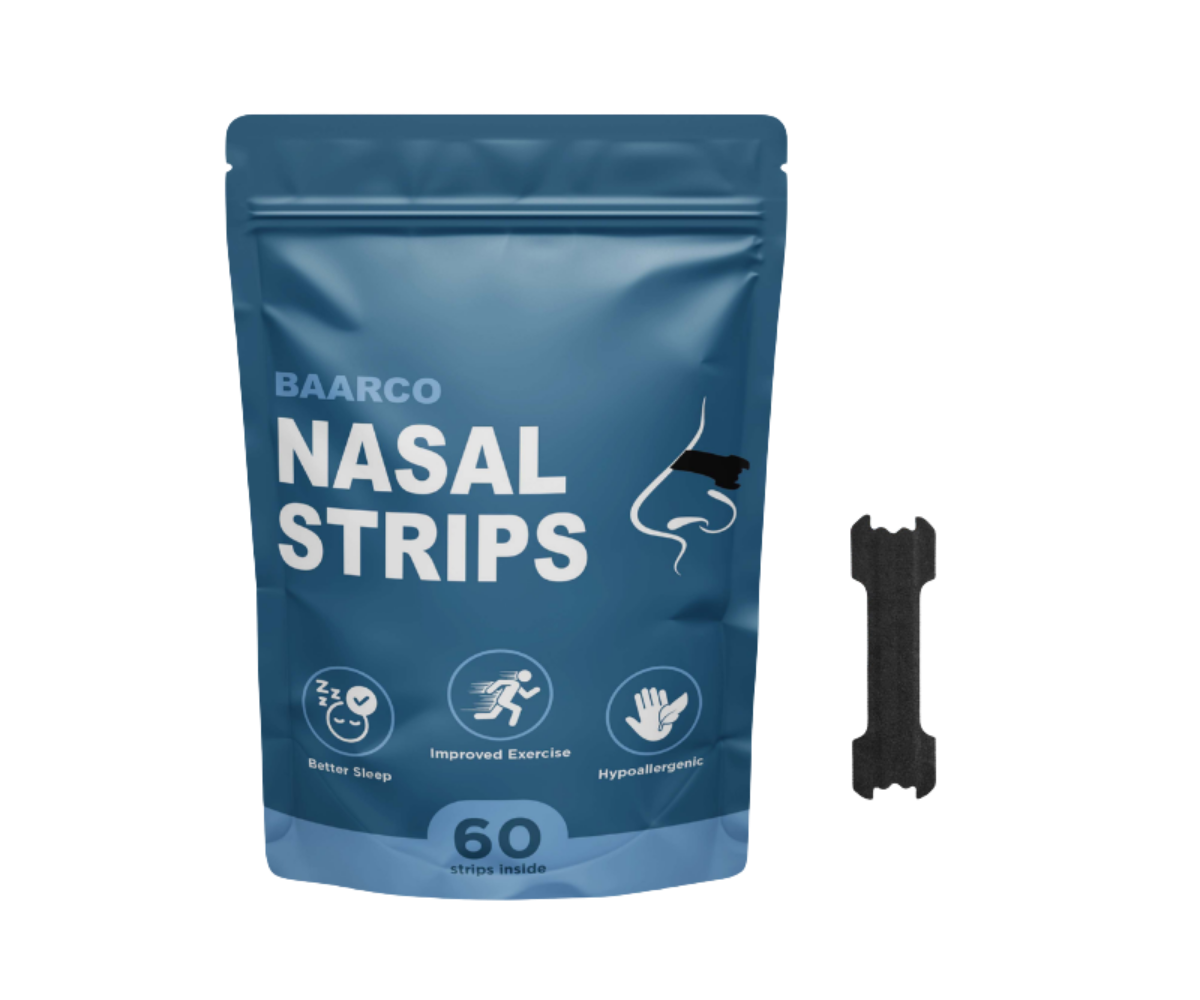 Baarco Fabric Nasal Strips – Maximum Support, All-Night Comfort