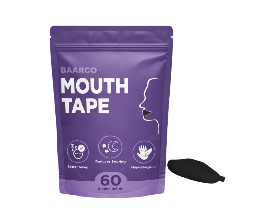 Baarco Mouth Tape - Nasal Breathing Aid for Snoring, Dry Mouth
