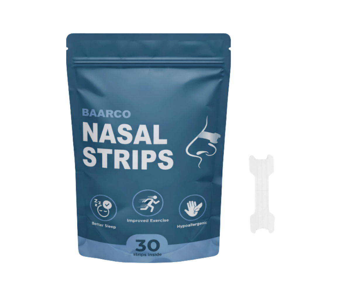 Baarco Clear Nasal Strips – Invisible Feel, Effortless Breathing