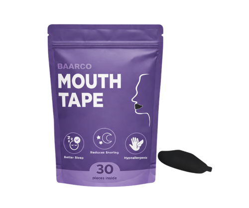 BAARCO Mouth Tape 30 Pack for Better Sleep and Nasal Breathing
